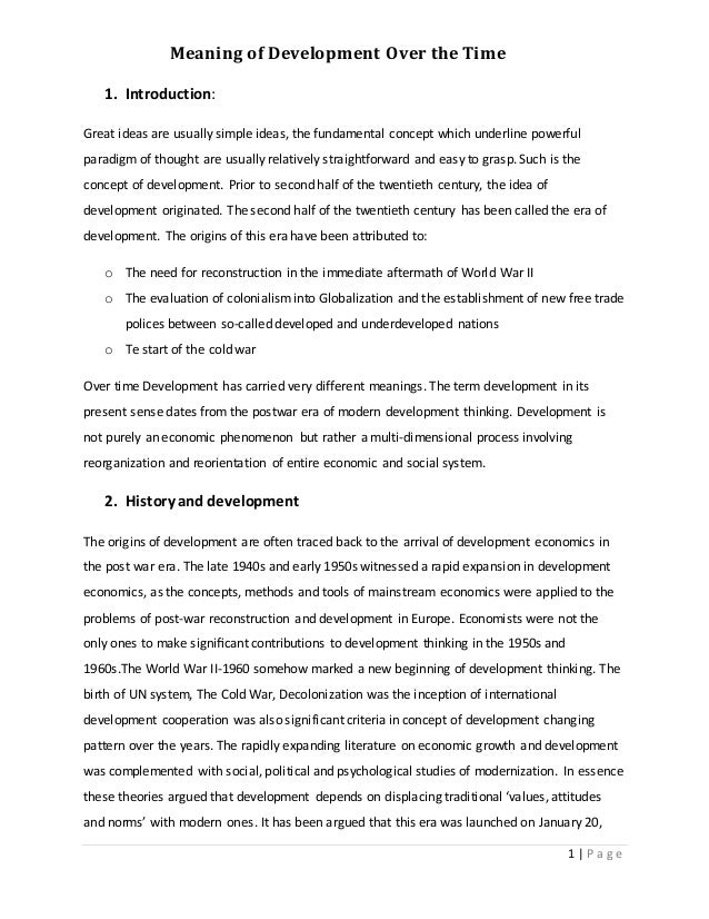 dudley seers the meaning of development